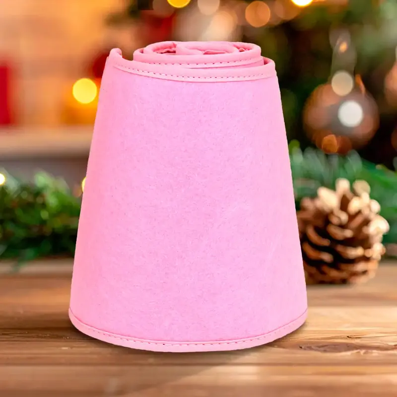 Pie De Árbol Navideño, Color Rosa 2