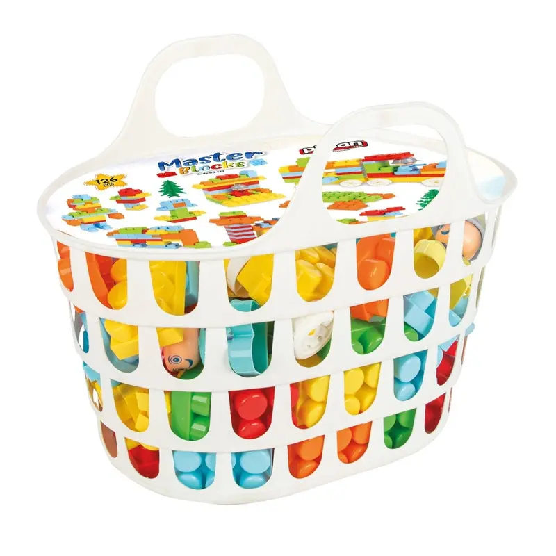 Pilsan Accessory Master Blocks With Basket 128 Pcs 1