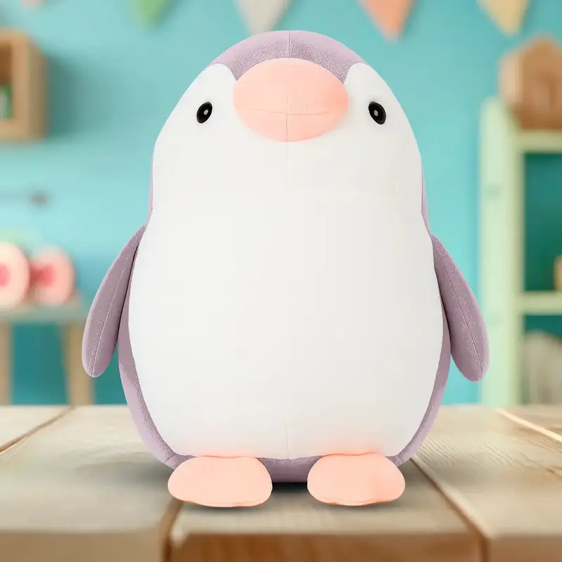 Pingüino, Peluche, Color Lila 1