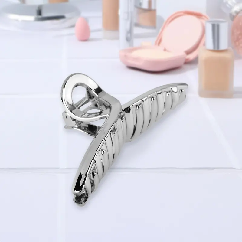 Pinza Color Plata Para El Cabello, Owly 2
