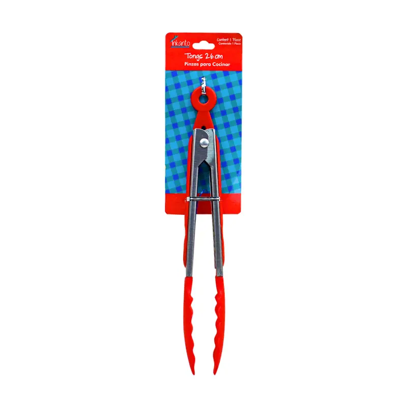 Pinzas Para Cocina 26Cm Rojo 1