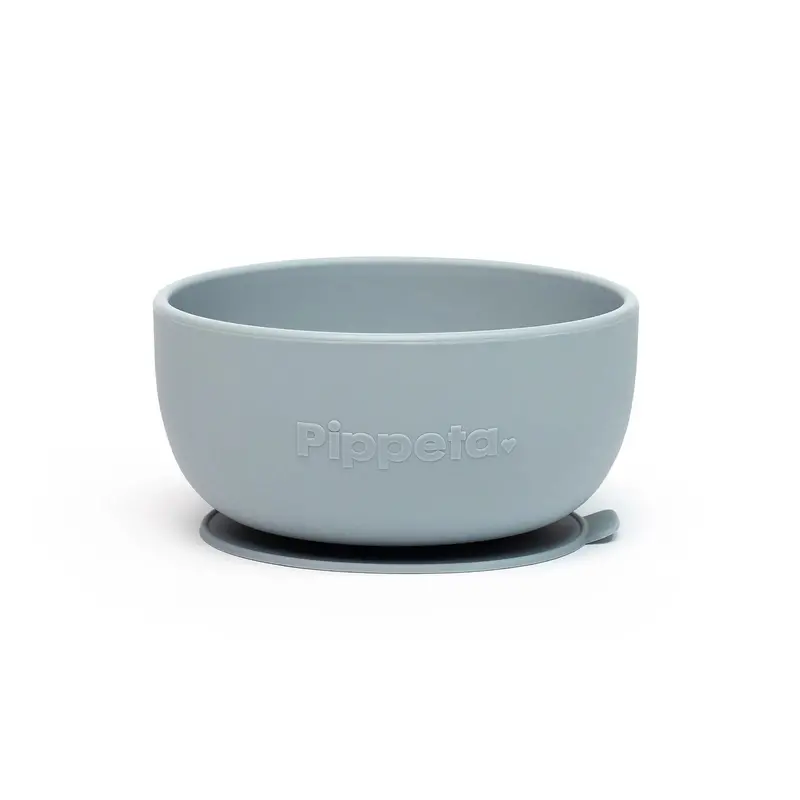 Pippeta Silicone Suction Bowl - Sea Salt 1