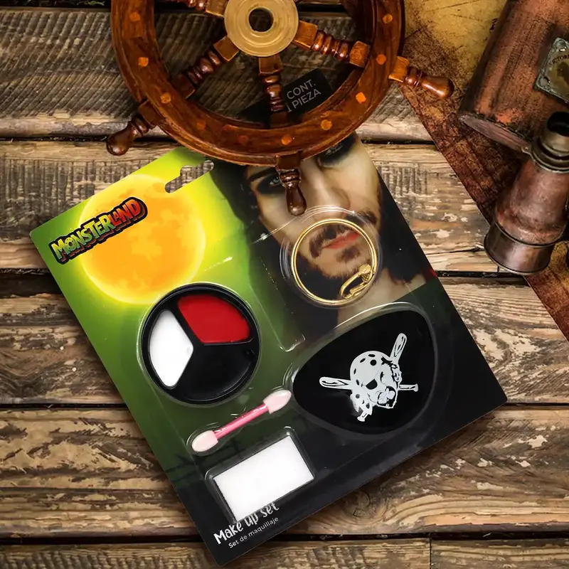 Pirata, Set De Maquillaje Para Disfraz 2