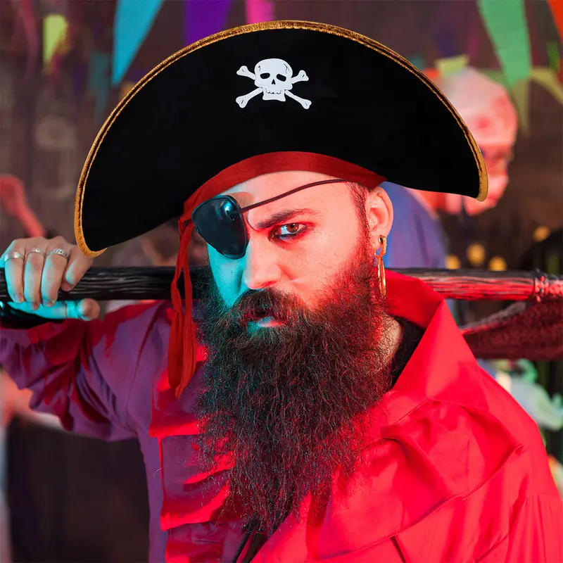 Pirata, Sombrero Para Disfraz De Halloween 1