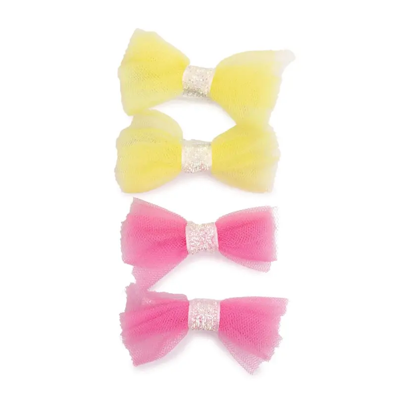 Pixy Love Hair Clips Girls - Yellow 1