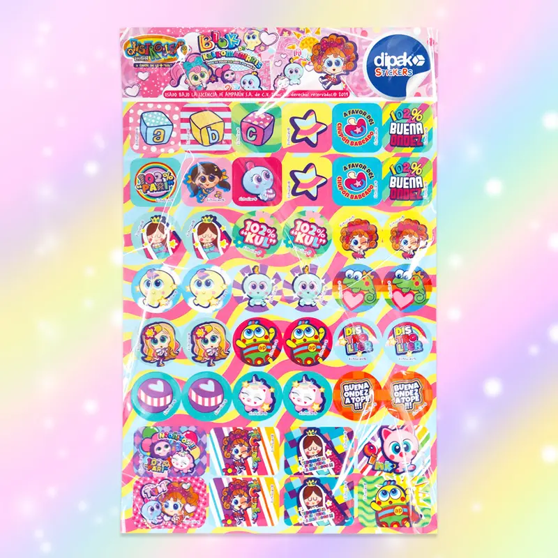 Planilla De Stickers Con Diseño Distroller 1