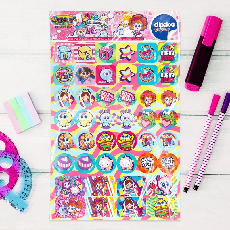 Planilla De Stickers Con Diseño Distroller 2