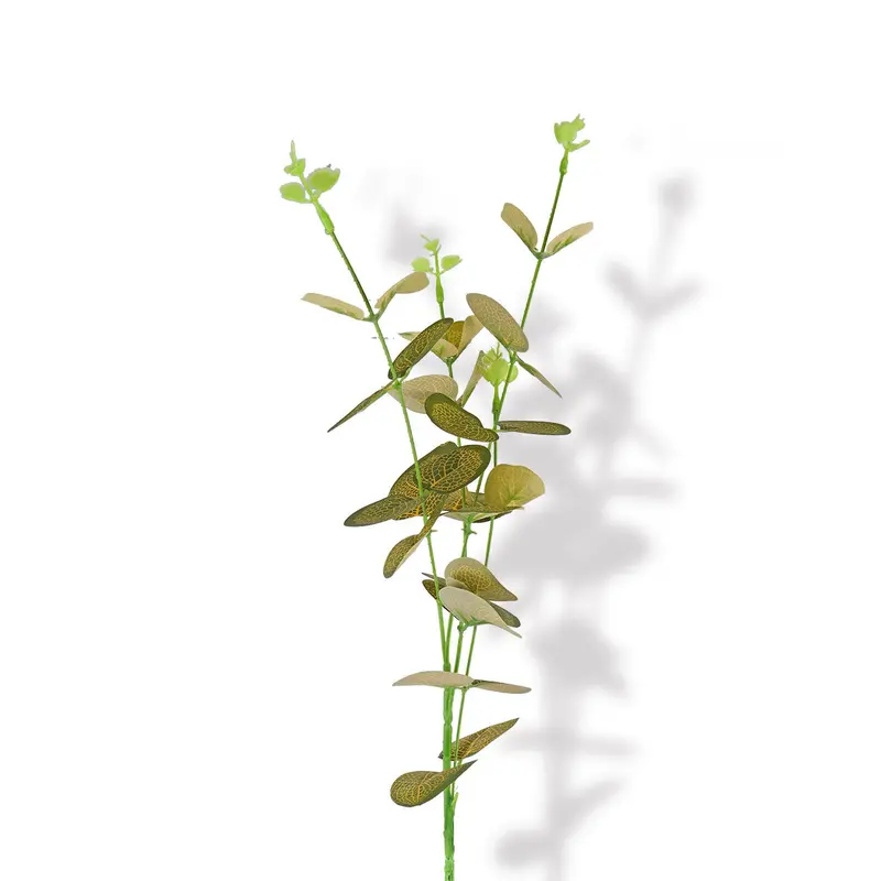 Planta Artificial Decorativa Verde Con Amarillo 2