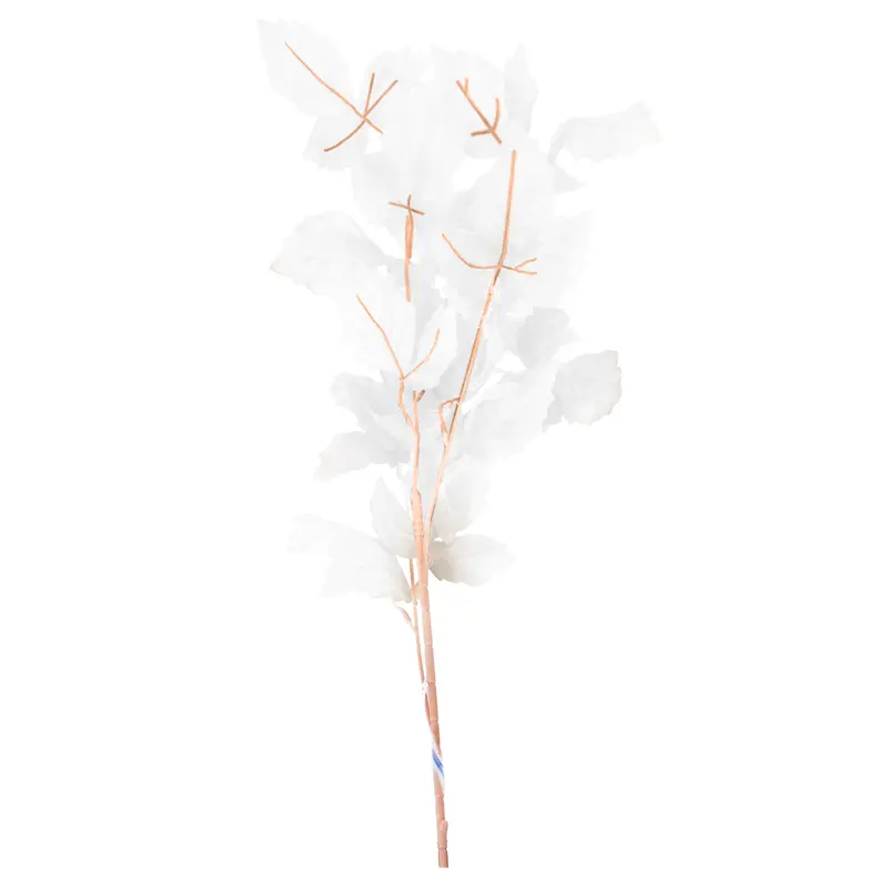 Planta, Hojas Artificiales, Color Blanco 2
