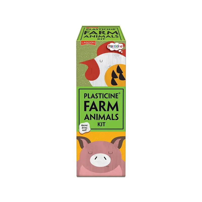 Plasticine Farm Animal Modelling Kit 2