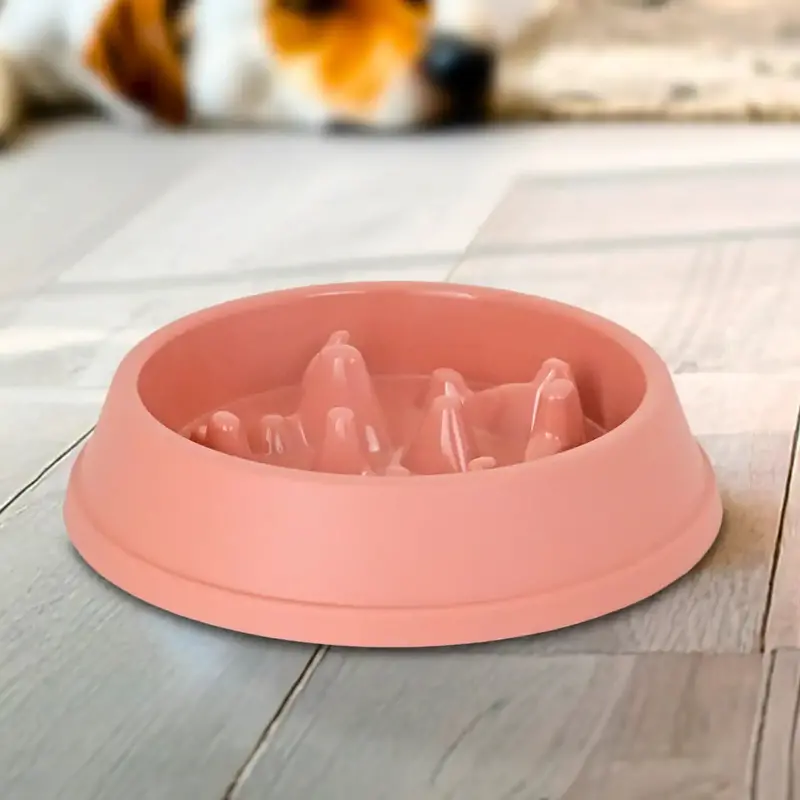 Plato Antiansiedad Para Mascotas, Color Rosa 2