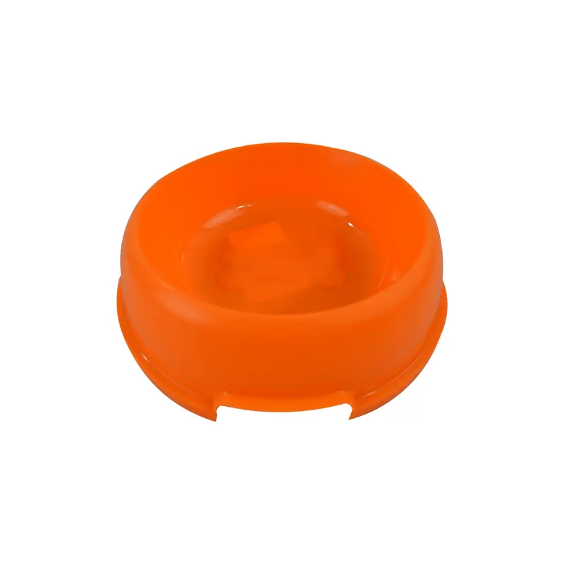 Plato Chico Para Mascota Color Naranja 1