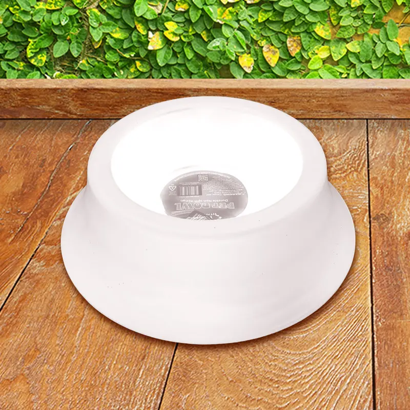 Plato Color Blanco Para Mascota, Juco 1