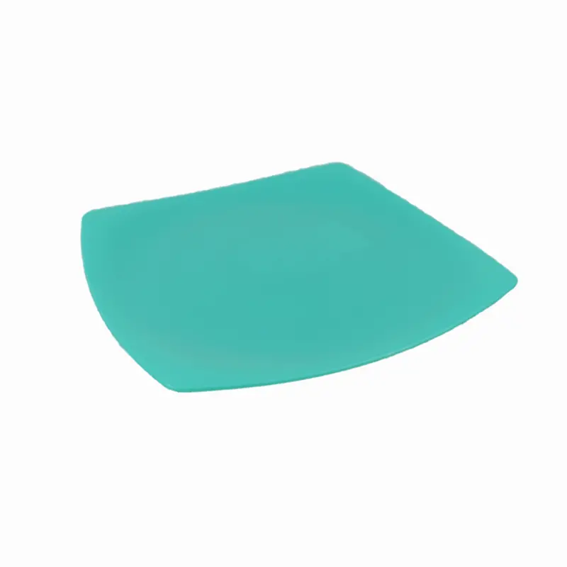 Plato Cuadrado Inkanto 20Cm Color Aqua 1