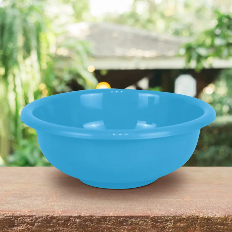 Plato De Plástico Botanero/Bowl Color Azul 1
