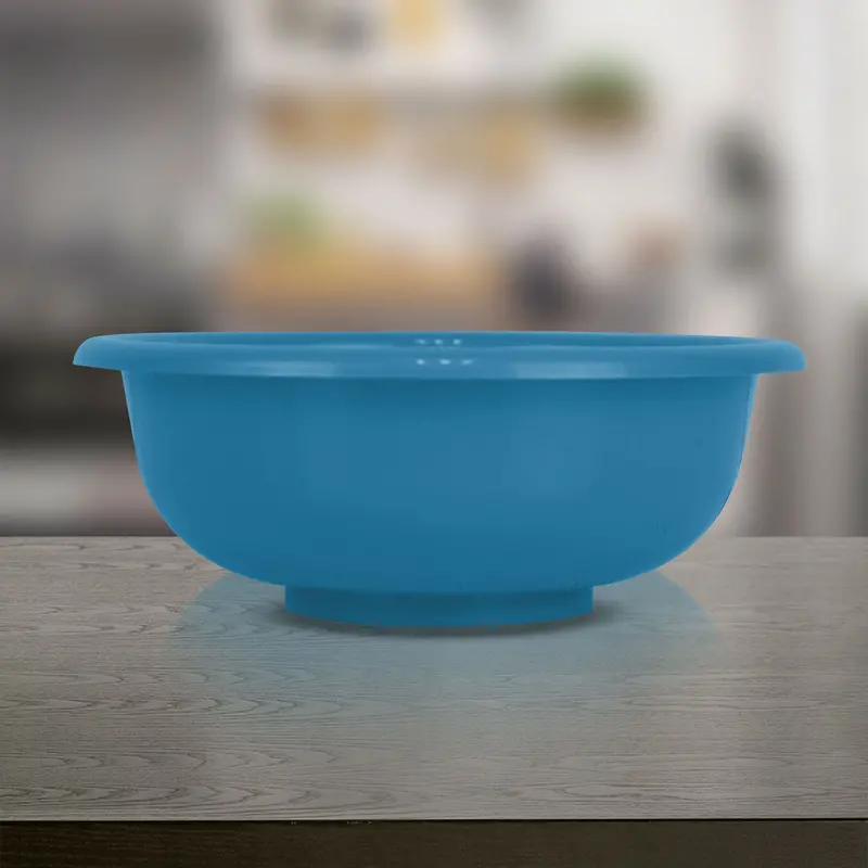 Plato De Plástico Botanero/Bowl Color Azul 2