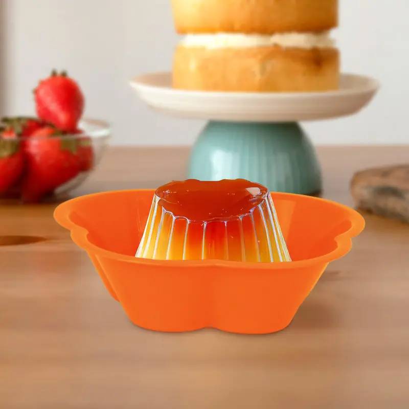 Plato De Plástico En Forma De Mariposa Color Naranja 1