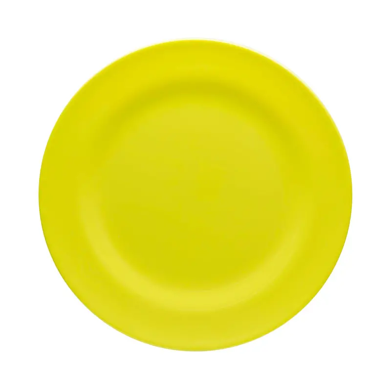 Plato De Servicio, Color Amarillo, 6 Pzas 2