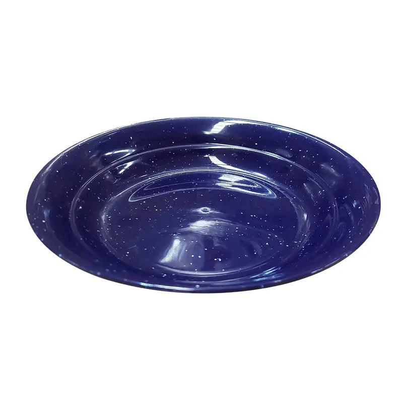 Plato Hondo De Plástico Color Azul Marino 2