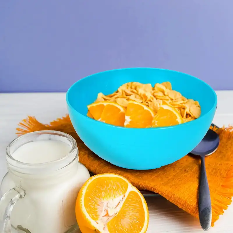 Plato Para Cereal, Color Azul 1