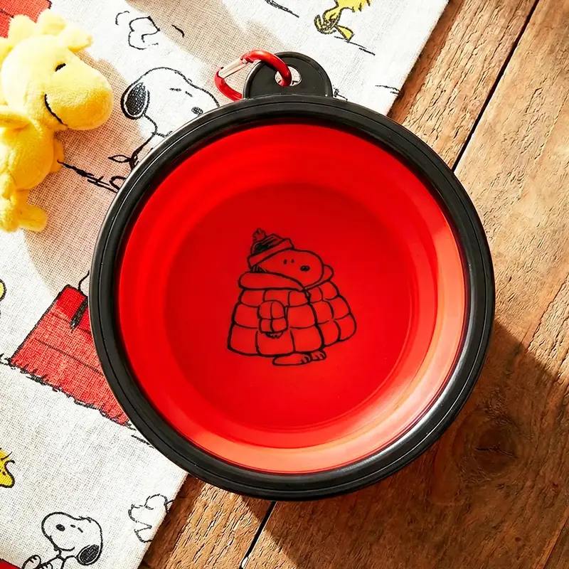 Plato Plegable Para Mascota, Peanuts 1