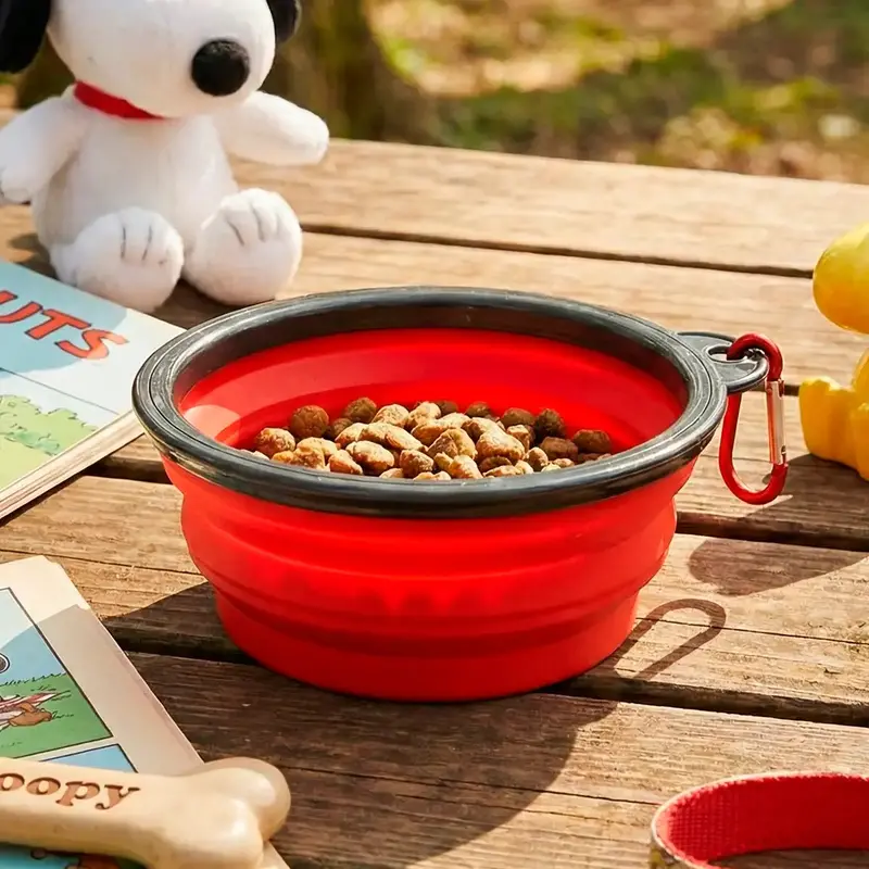 Plato Plegable Para Mascota, Peanuts 2