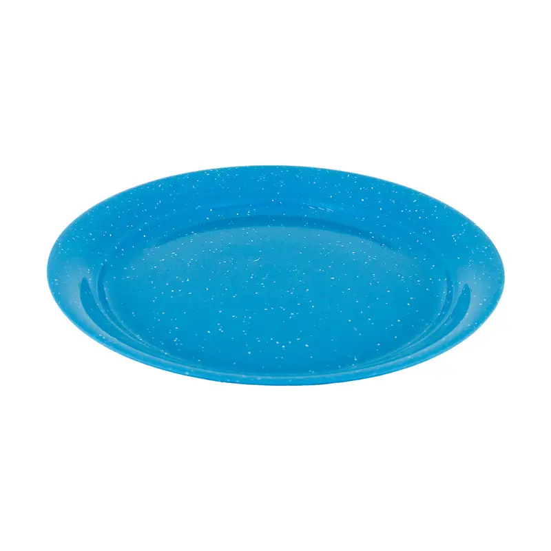 Plato Redondo De Plástico Color Azul, 22 Cm 2