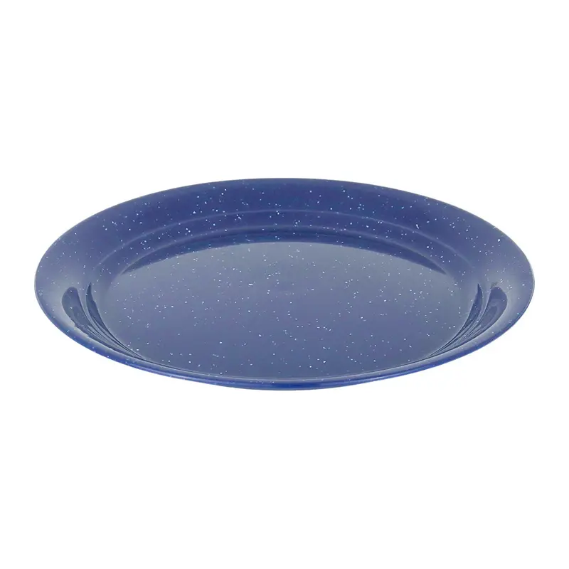 Plato Redondo De Plástico Color Azul Marino, 26Cm 2