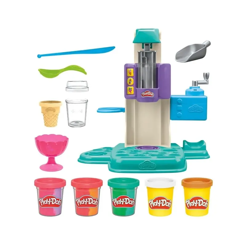 Play-Doh Rainbow Swirl Ice Cream Playset 1