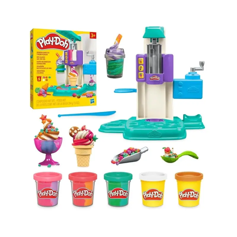 Play-Doh Rainbow Swirl Ice Cream Playset 2