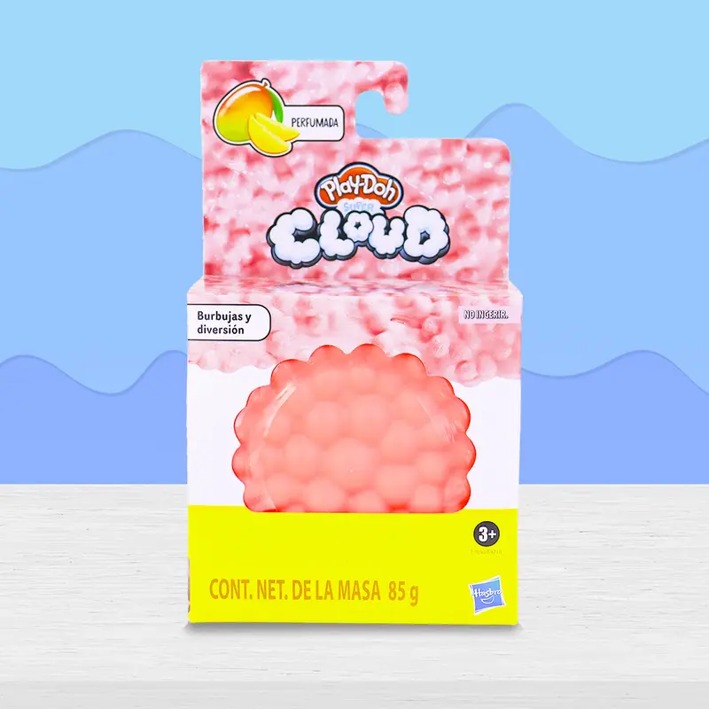 Play-Doh, Super Cloud, Burbujas Y Diversión, Lata Individual De Masa 1