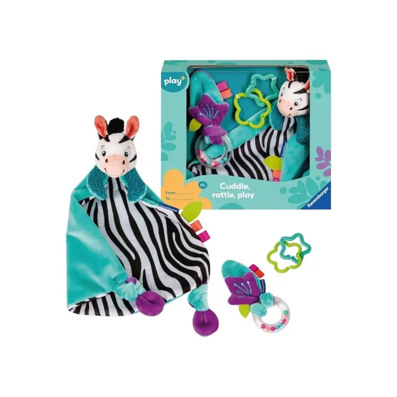 Play+ My First Snuggle Friend - Zebra 1