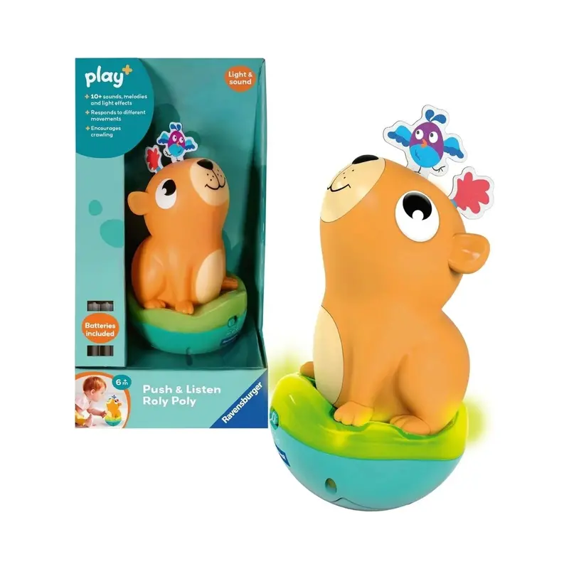 Play+ Push & Listen Roly Poly Capybara 1
