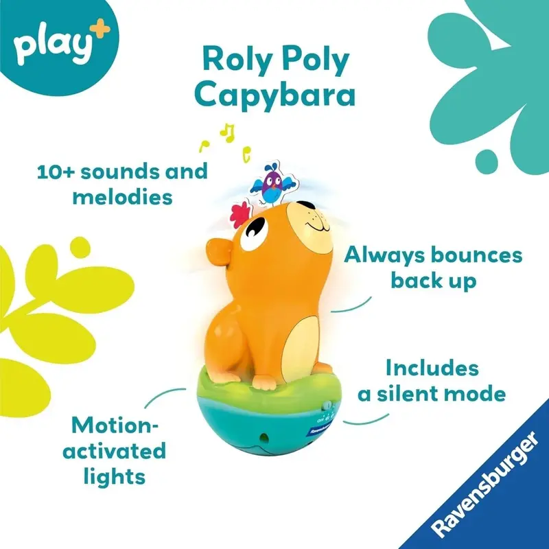 Play+ Push & Listen Roly Poly Capybara 2