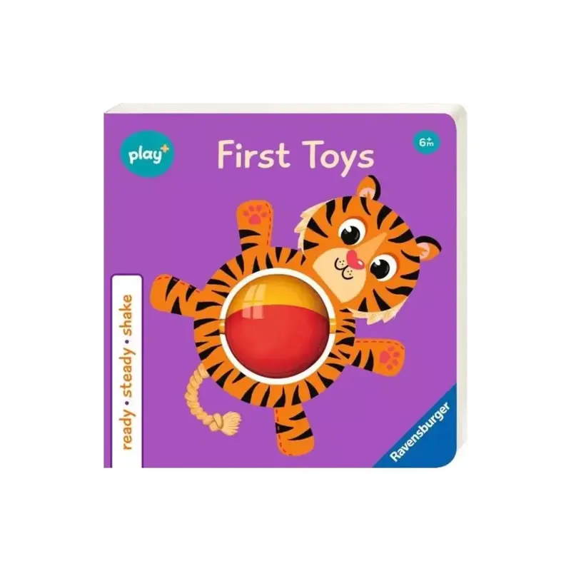 Play+ Ready Steady Shake Rattle Book - First Toy 1