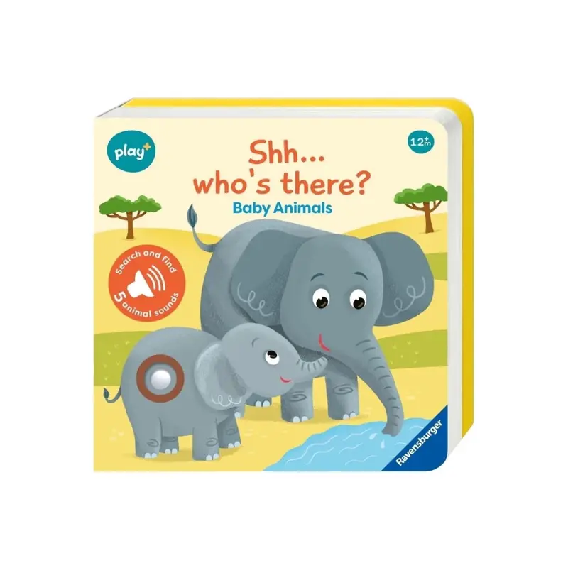 Play+ Shh... Who's There? Baby Animals Book With Sounds 1