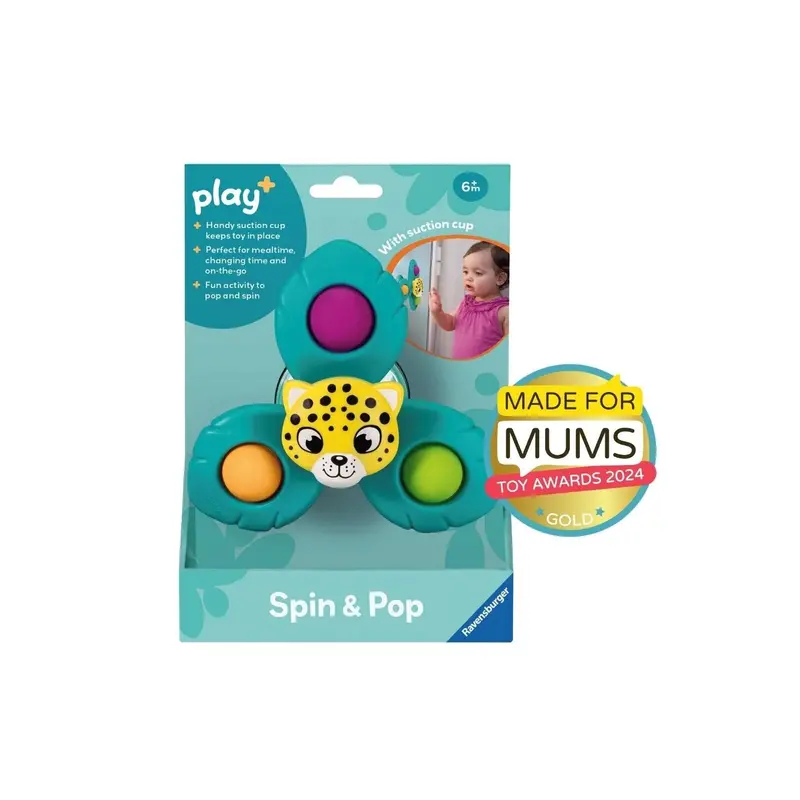 Play+ Spin & Pop - Leopard 1