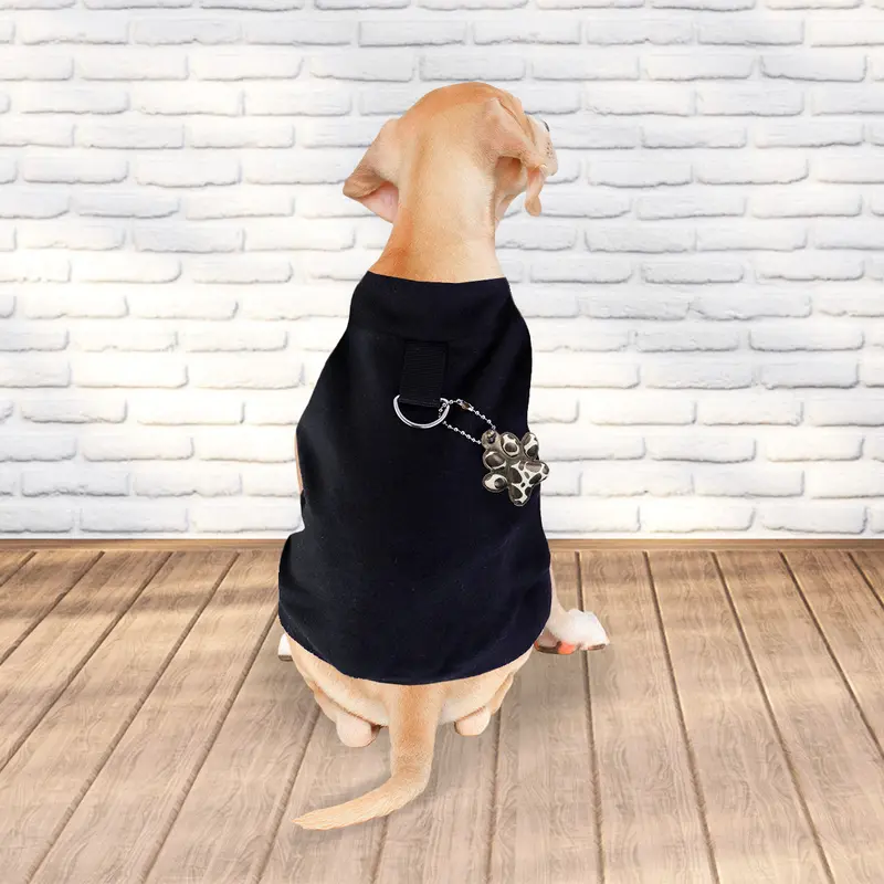 Playera Para Mascota, Color Negro 3