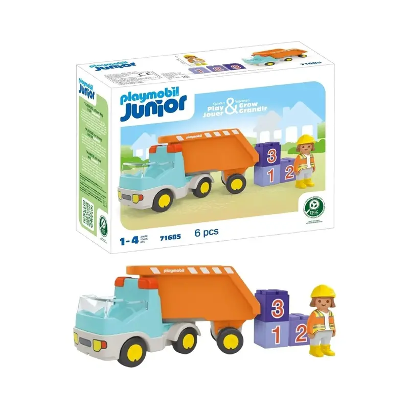 Playmobil Junior 71685 Dump Truck 1