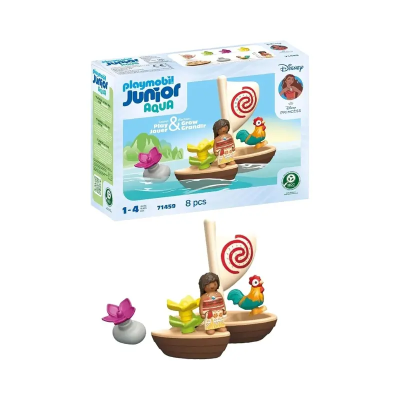 Playmobil Junior Aqua & Disney 71459 Moana's Sail Boat 1