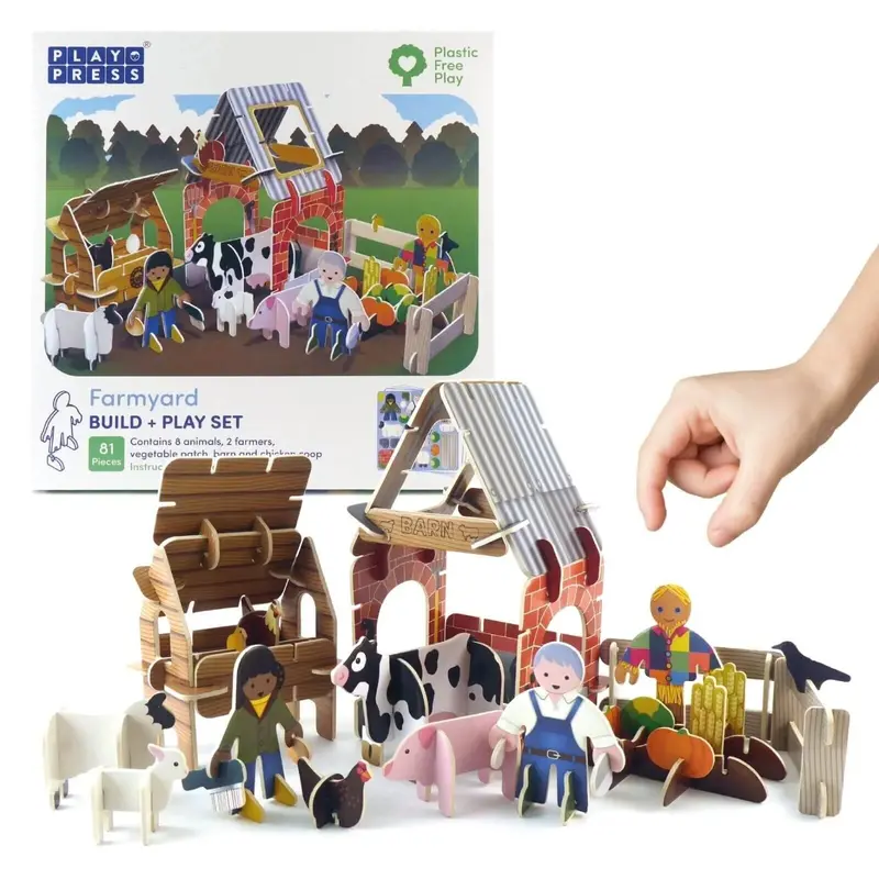Playpress Toys Farmyard Playset 1