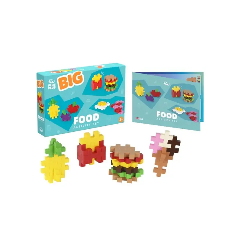 Plus Plus Big Food Activity Set 50 Pcs 1