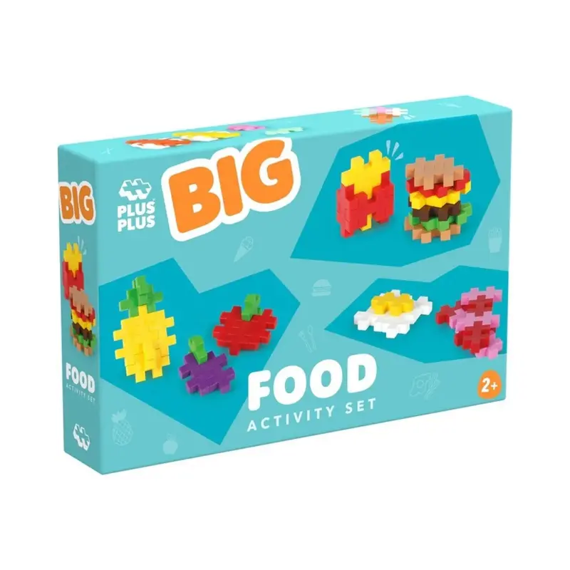 Plus Plus Big Food Activity Set 50 Pcs 2
