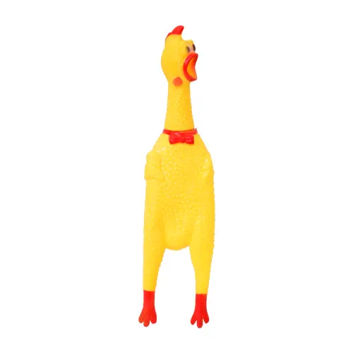 Pollo Plástico Para Mascota 1
