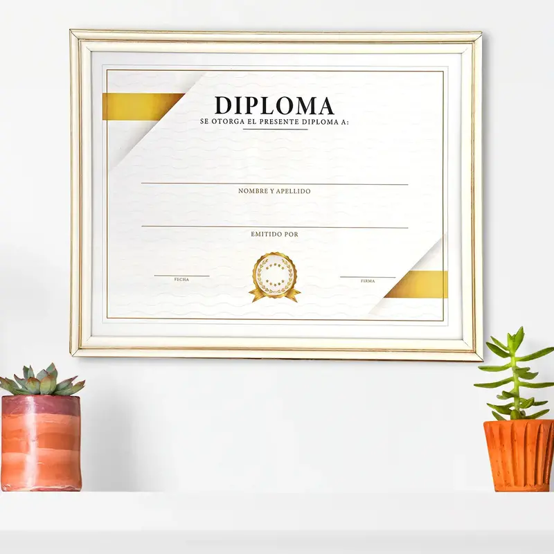 Porta Documento, Color Beige Y Blanco 2