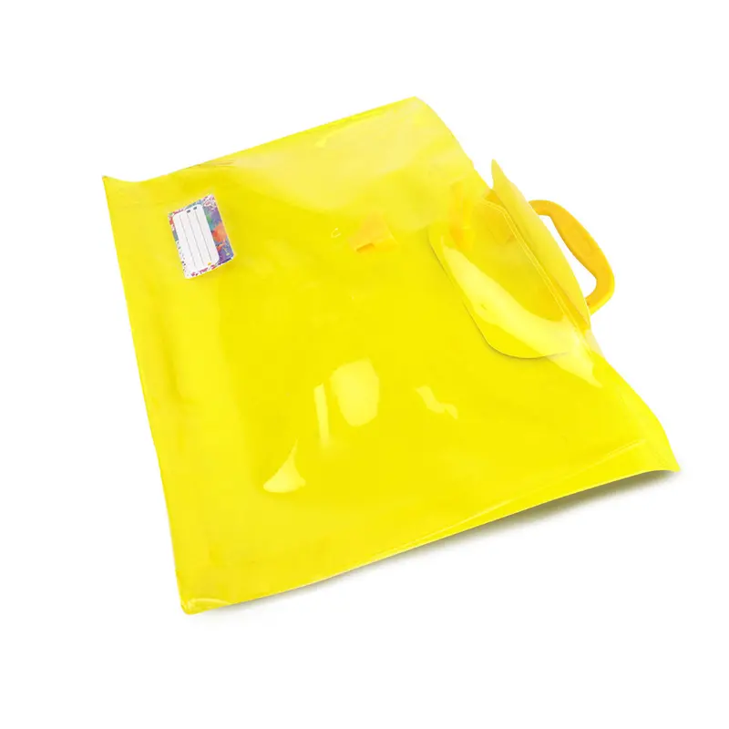 Portafolio De Plástico Amarillo 2