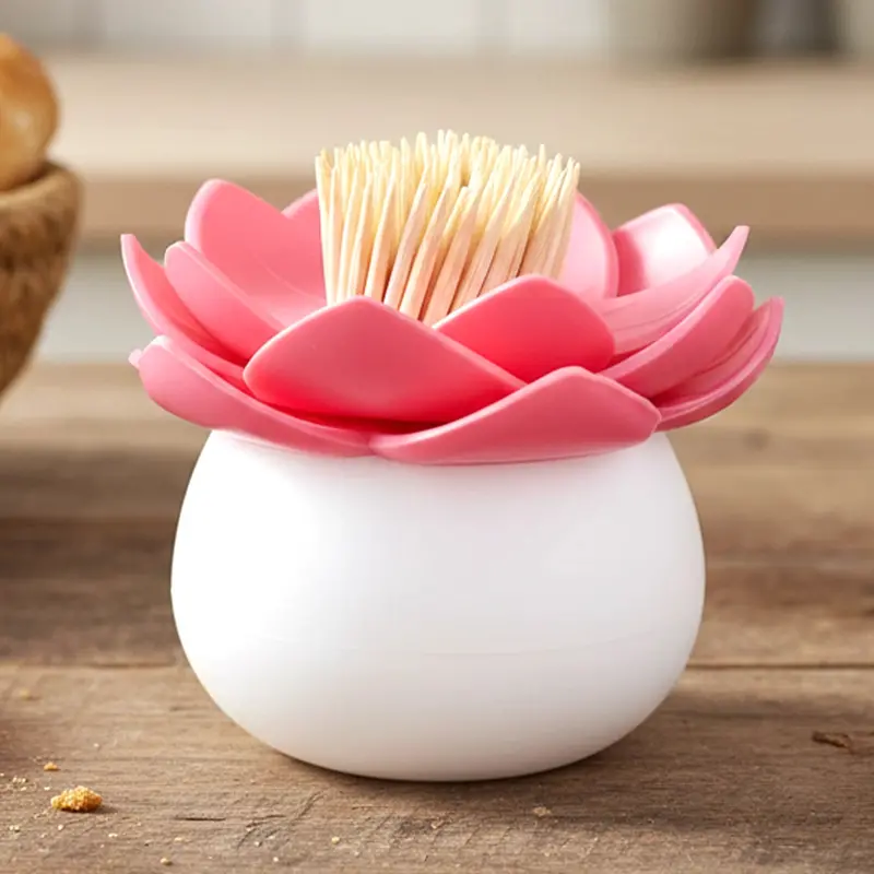Portapalillos Diseño Flor, Color Rosa 1