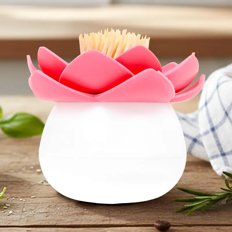 Portapalillos Diseño Flor, Color Rosa 2