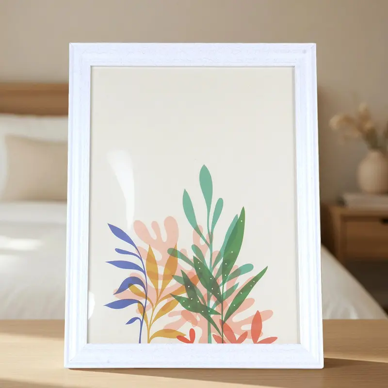 Portarretrato, Acuarela, Plantas 2