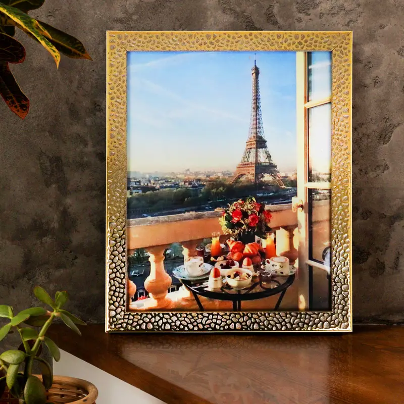 Portarretrato Eiffel, Craquelado, 20X25 Cm 2